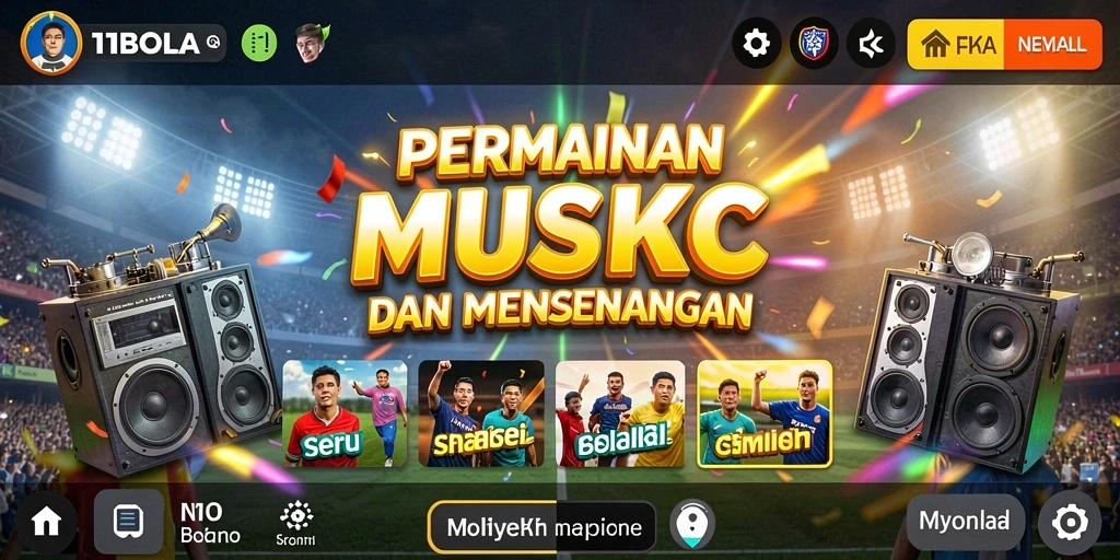 Tampilan gameplay 11BOLA yang menarik dan seru.