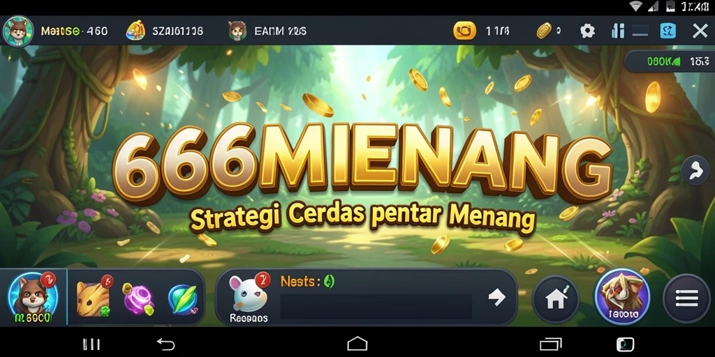 Tampilan gameplay seru dari 666MENANG yang menampilkan strategi pertempuran.