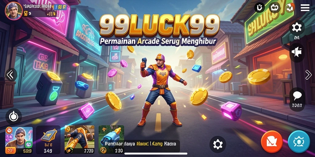 Gameplay seru dari 99LUCK99 yang menciptakan keseruan arcade.