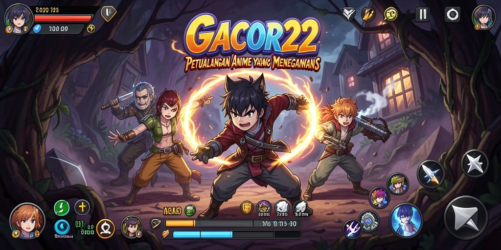 Tampilan gameplay seru dan grafis menarik dalam GACOR22.