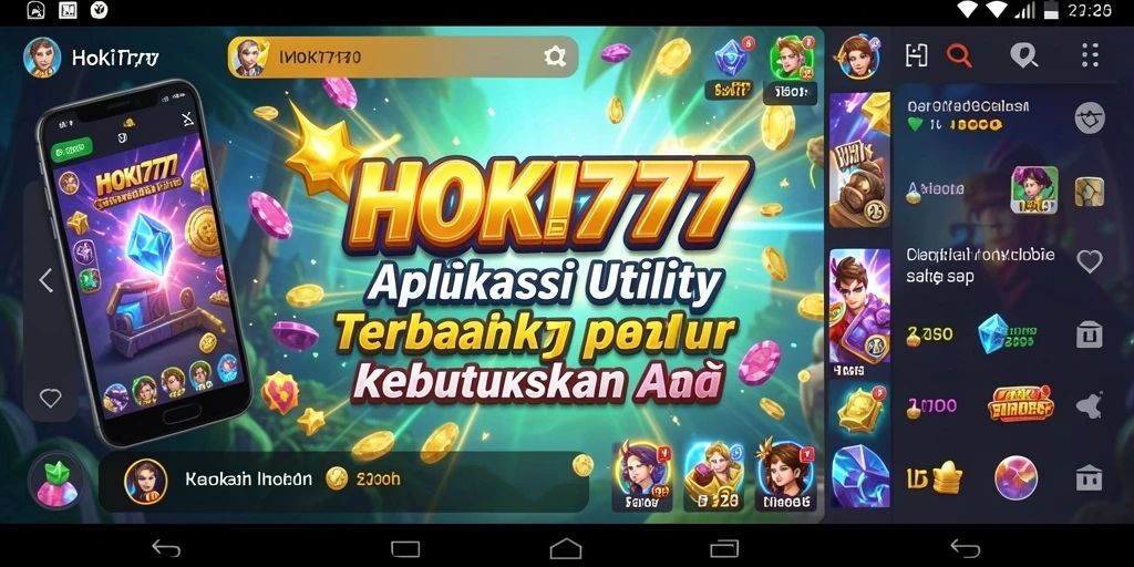 Tampilan antarmuka HOKI777 yang modern dan intuitif.