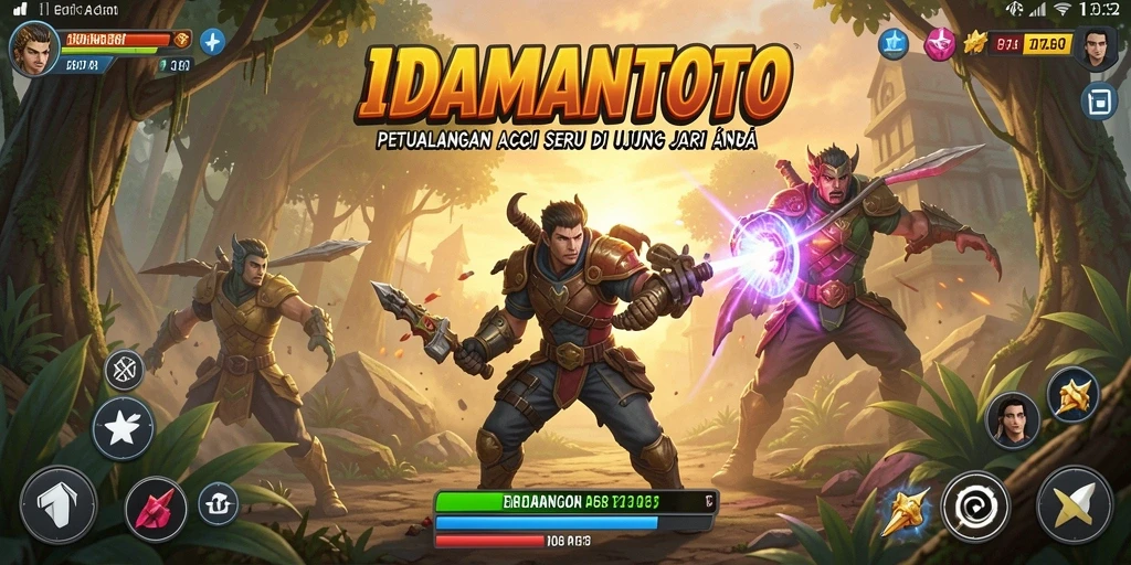 Tampilan seru dari gameplay IDAMANTOTO yang penuh aksi.