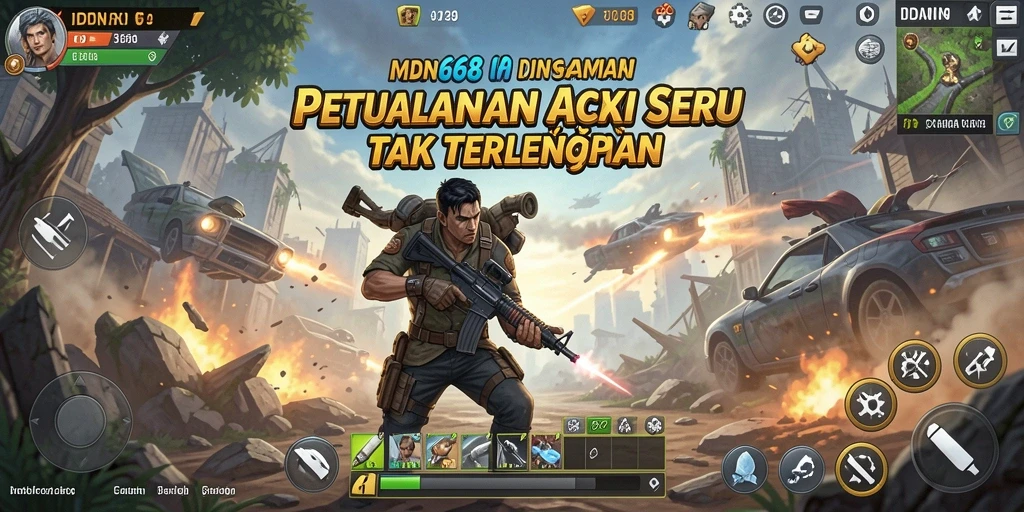 Tangkapan layar gameplay seru dari IDN668 yang penuh aksi.