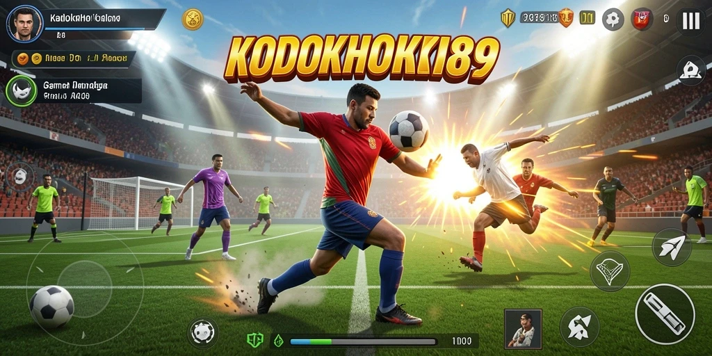 Tampilan menegangkan saat pertandingan olahraga di KODOKHOKI889.