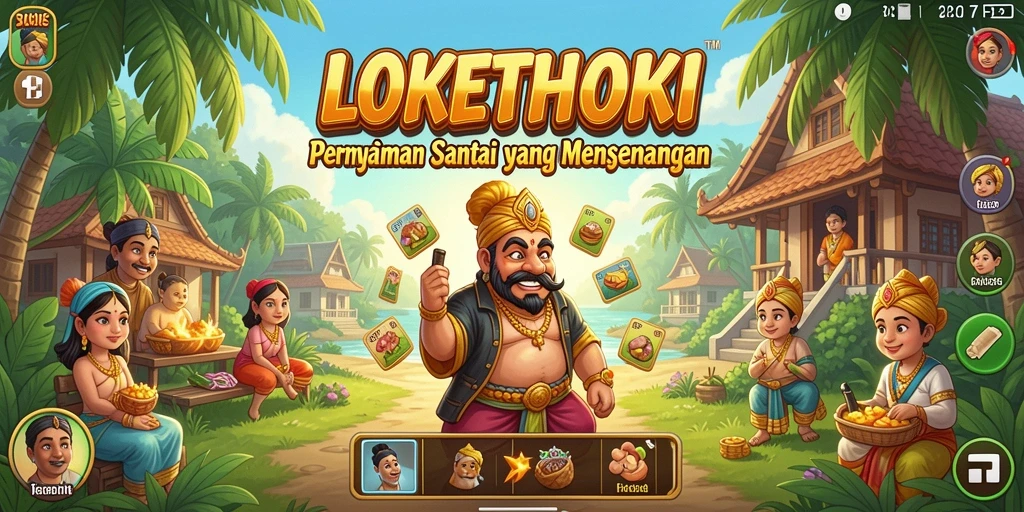 Tampilan screenshot LOKETHOKI dengan gameplay seru dan ceria.