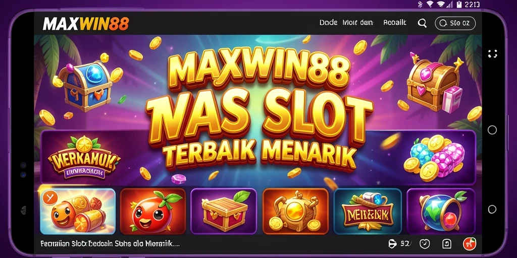 Tampilan gameplay menarik dari MAXWIN88 dengan fitur slot yang seru.