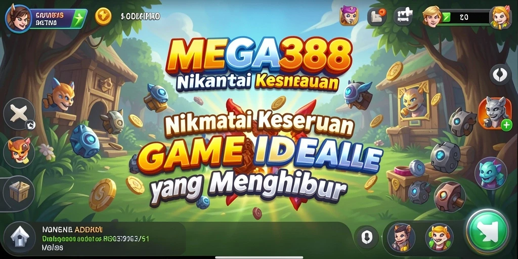 Tampilan gameplay MEGA388 yang menarik dan interaktif.