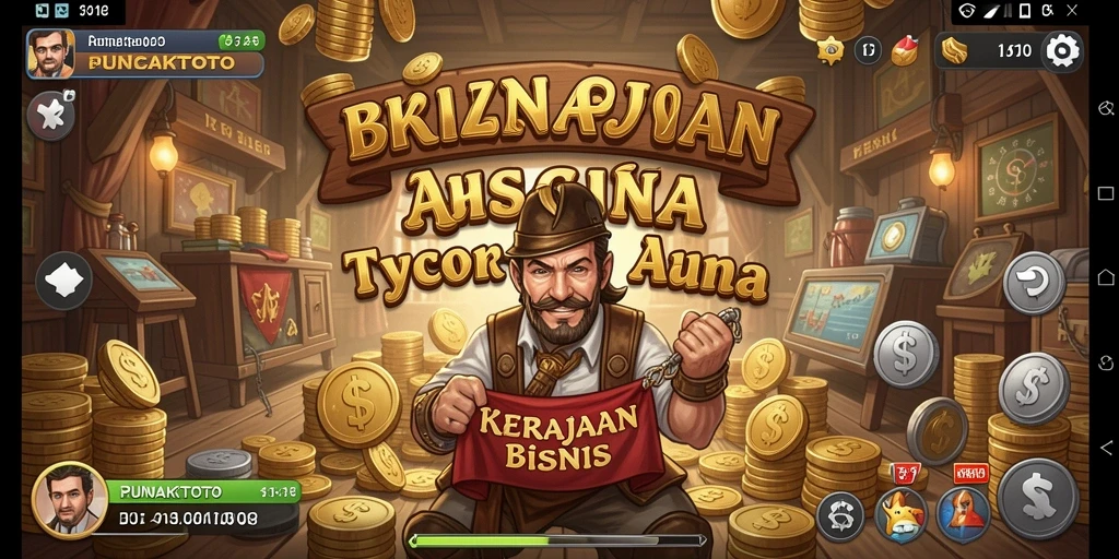 Screenshot gameplay PUNCAKTOTO yang menunjukkan keseruan Tycoon.