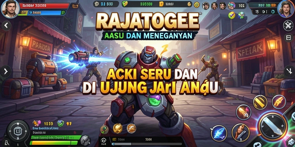 Tangkapan layar utama RAJATOGEL menampilkan aksi mendebarkan di gameplay.