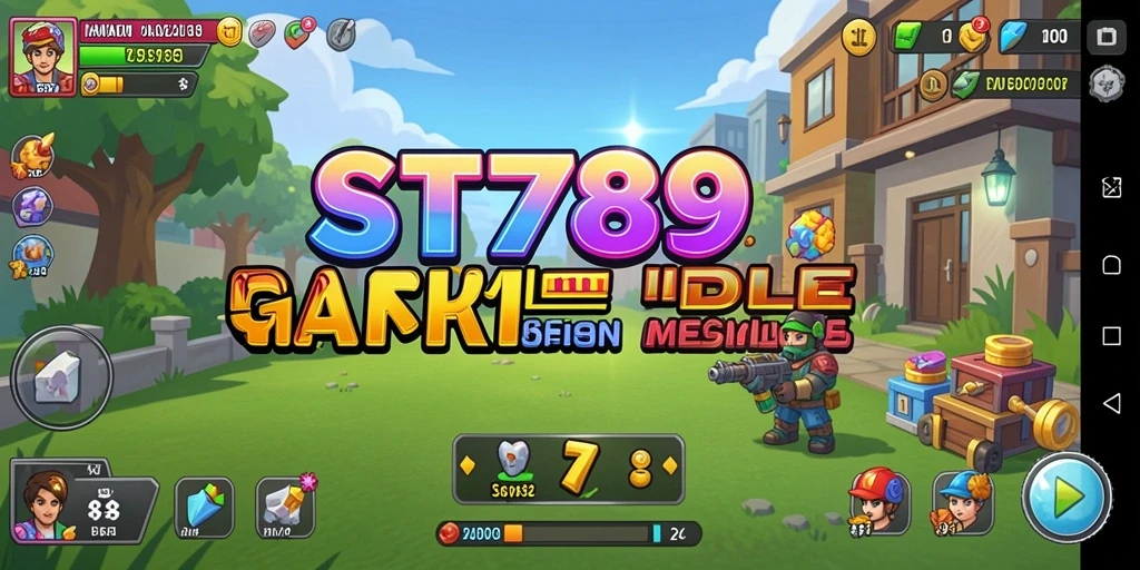 Tampilan gameplay ST789 yang menakjubkan dalam genre Idle.