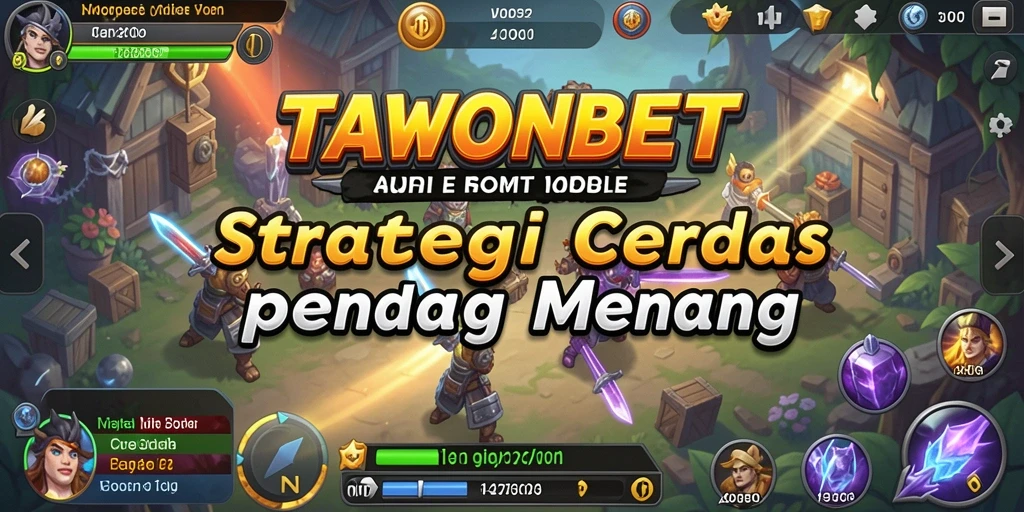 Tampilan gameplay yang intens dan strategis dalam TAWONBET.